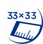 33 × 33 cm 33 × 33 cm